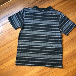 FREE Boys grey striped shirt W/purchase of 2 items